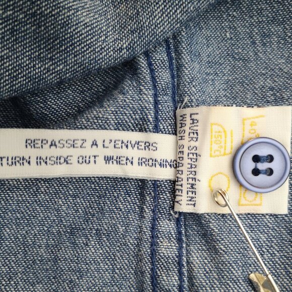 Penningtons Ladies Size 2X Winter Themed Button Front Jean Shirt - Picture 7 of 10